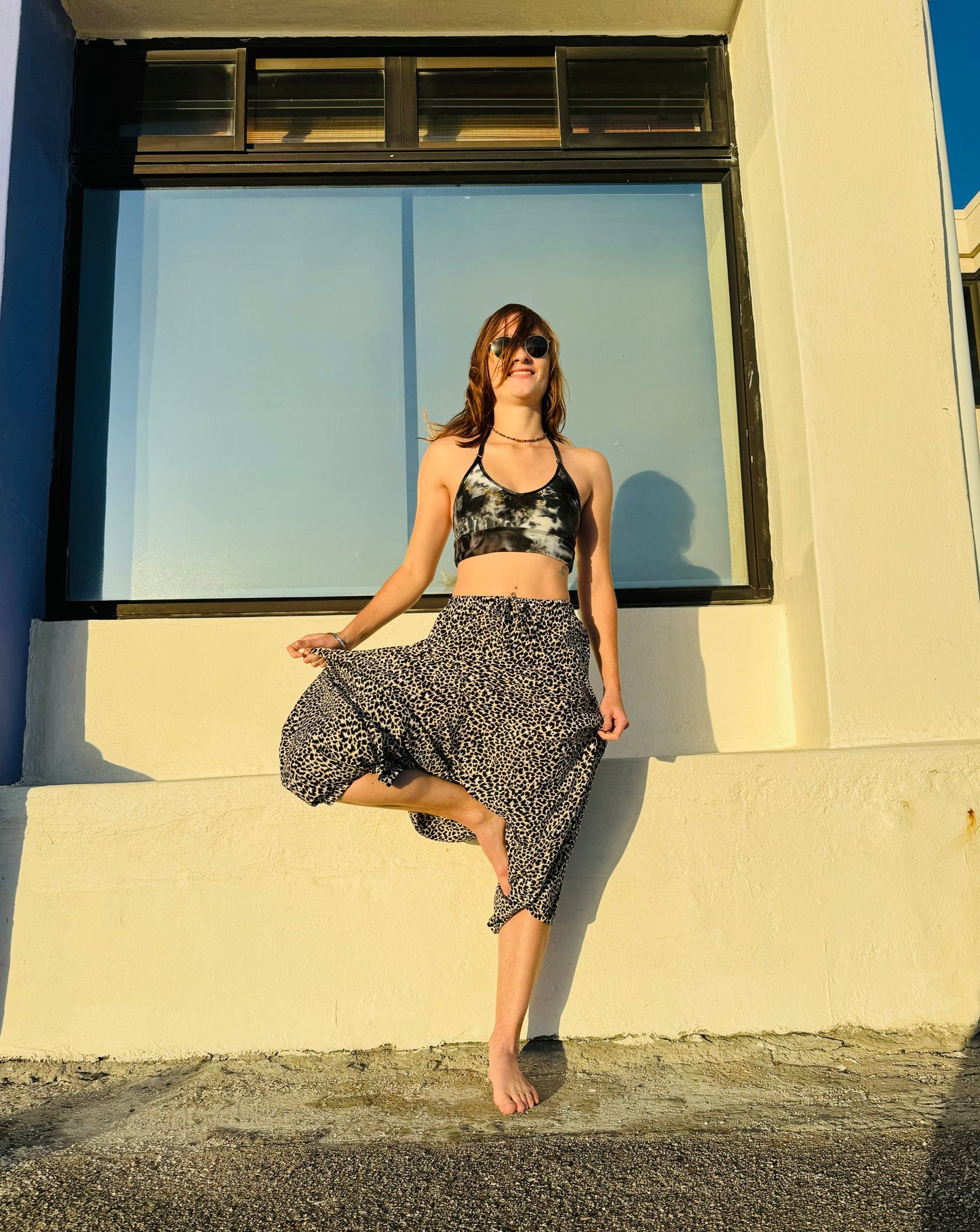 Lotus Pants (Leopard Print)