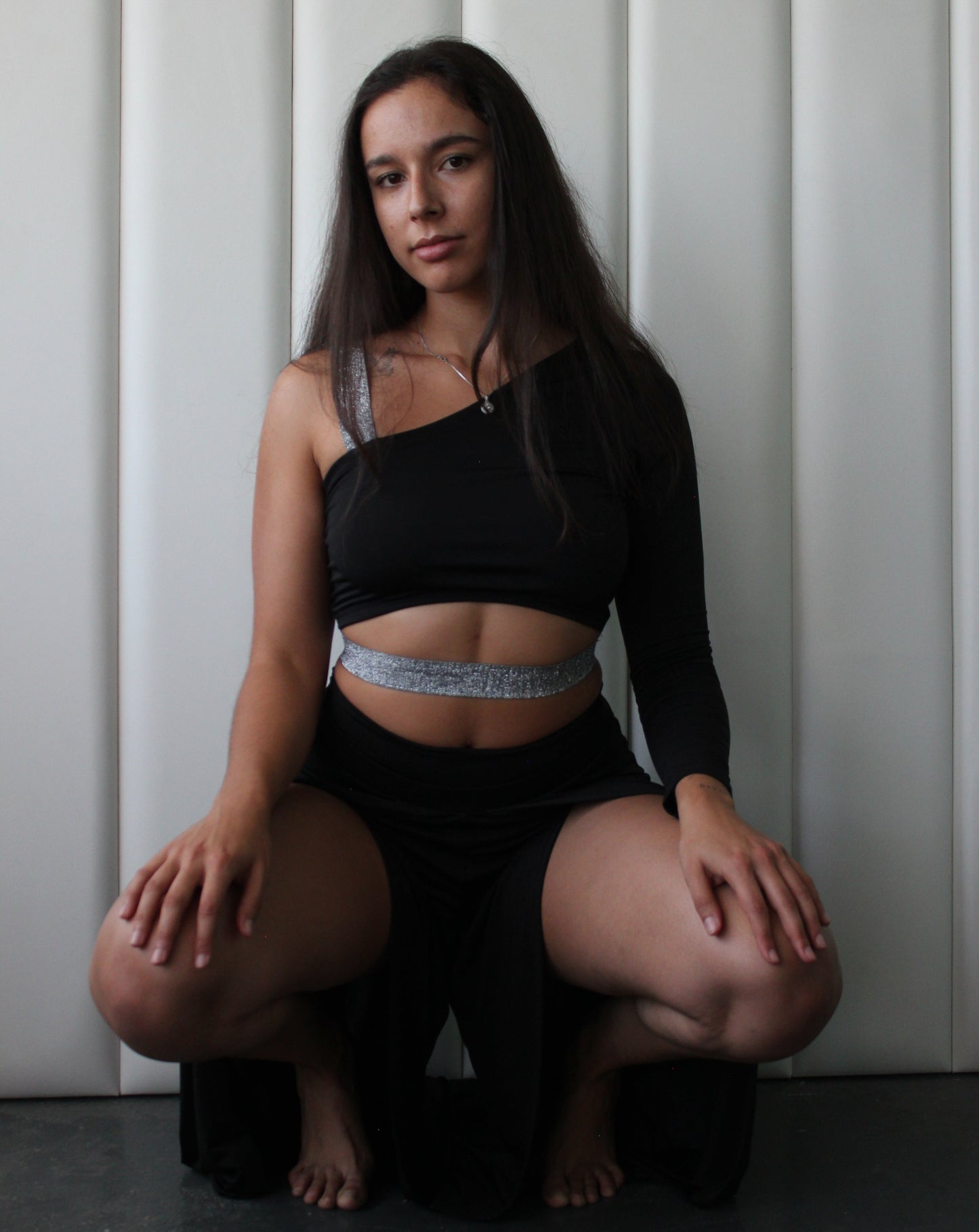 Jasmine Split Pants (Black)