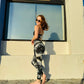 Minimalist Legging and Bra Set (Black Tie Dye)