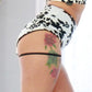 Hello Boys Bottoms (Floral Print/ Black)