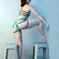 Anastasia Set (Mint And Black Reversible)